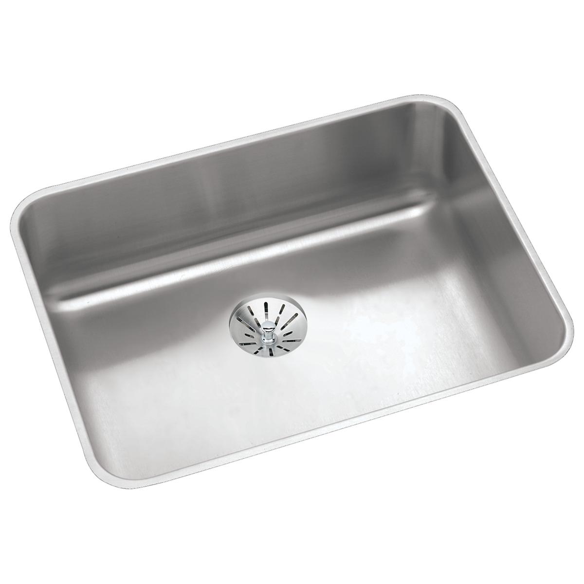 lustrous satin single bowl undermount sink
