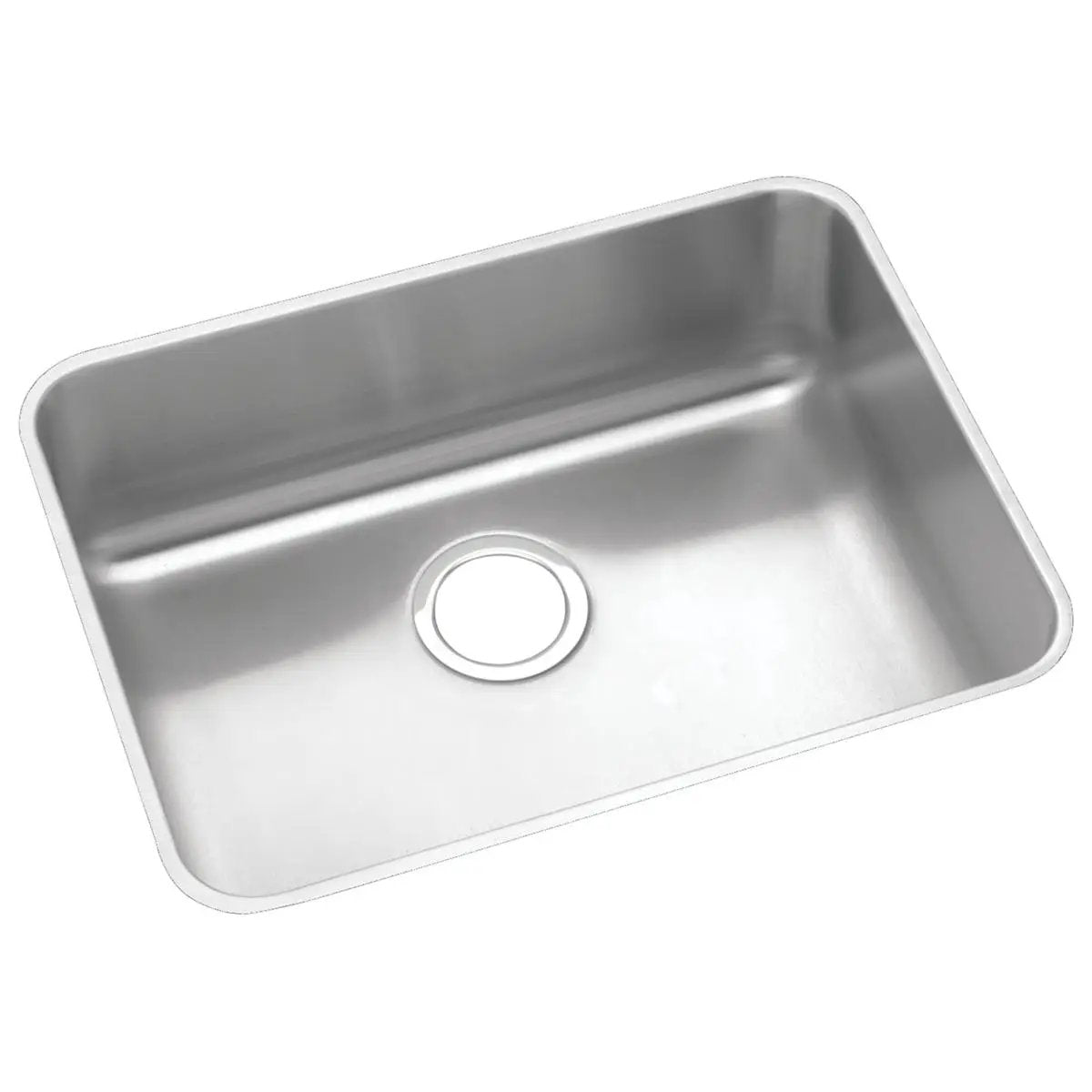 lustrous satin single bowl undermount sink kit
