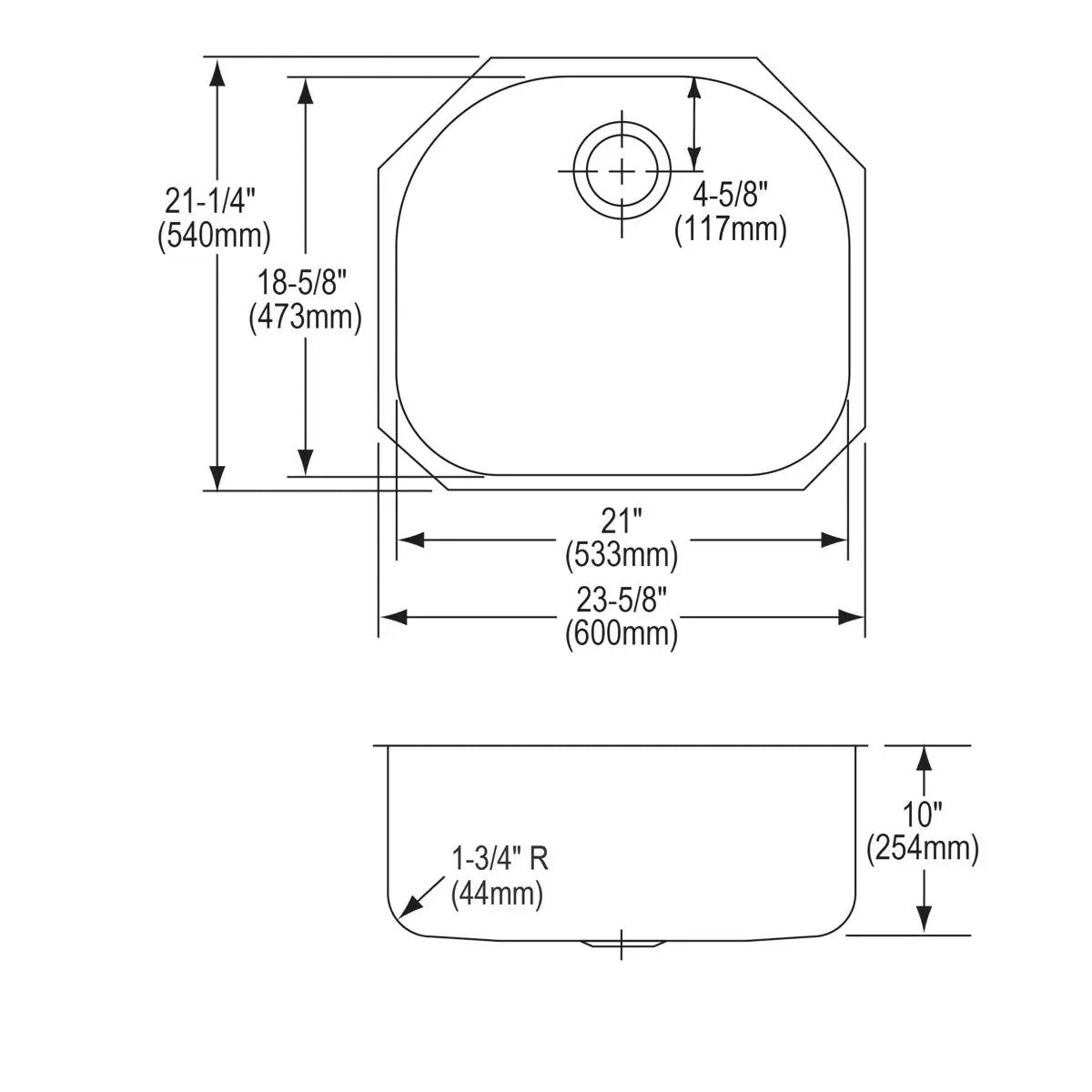 lustrous satin single bowl undermount sink kit
