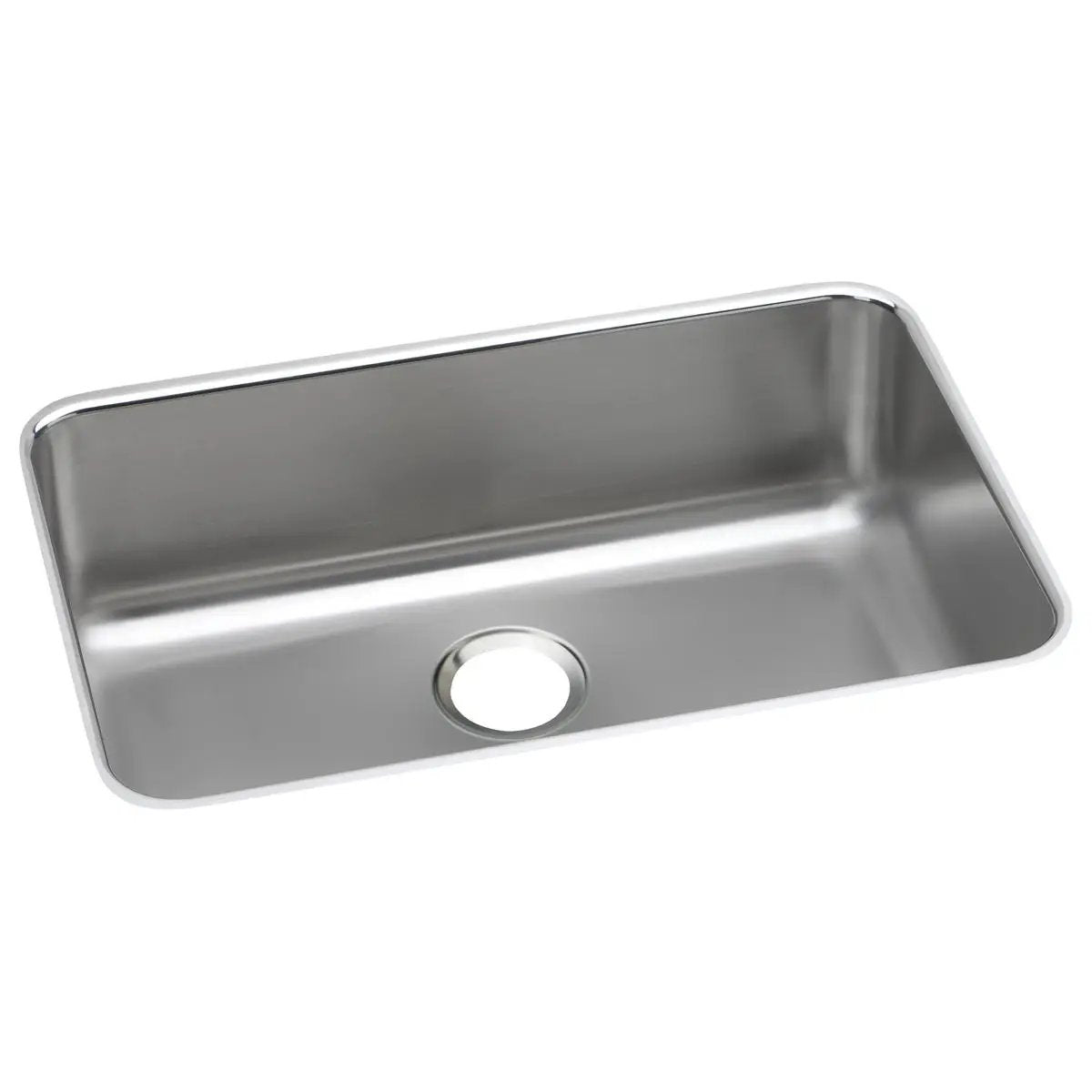 lustrous satin single bowl undermount sink