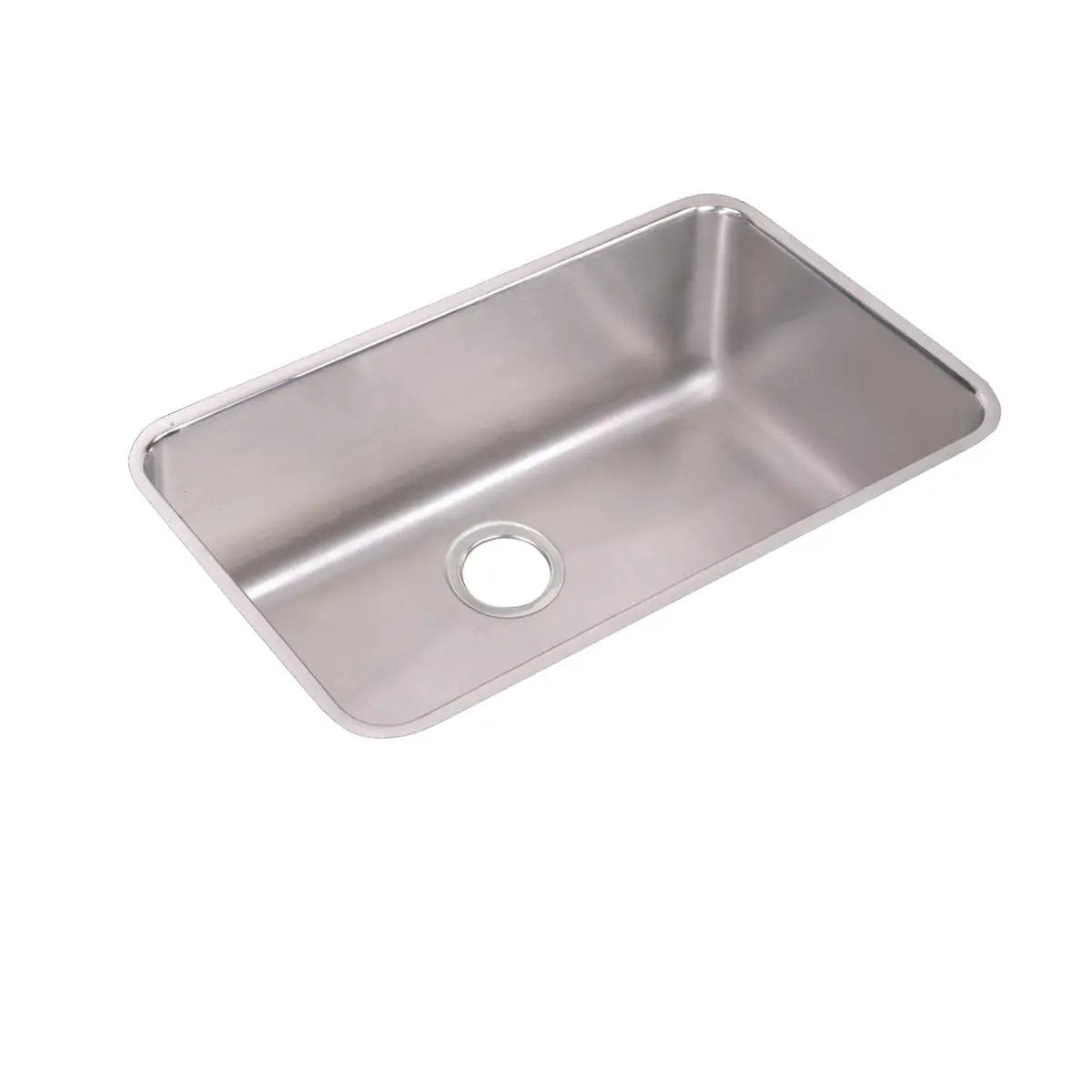 lustrous satin single bowl undermount sink kit