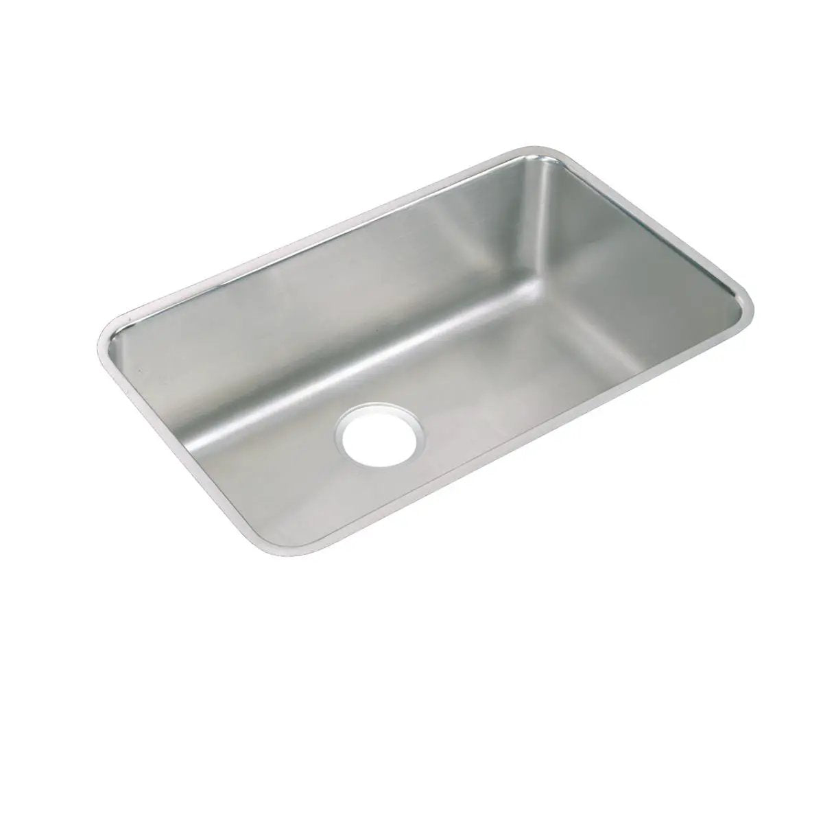 lustrous satin single bowl undermount sink kit