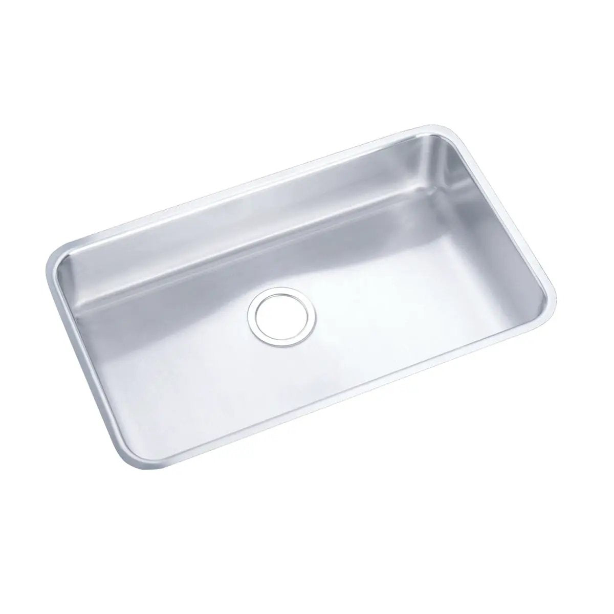 lustrous satin single bowl undermount sink kit