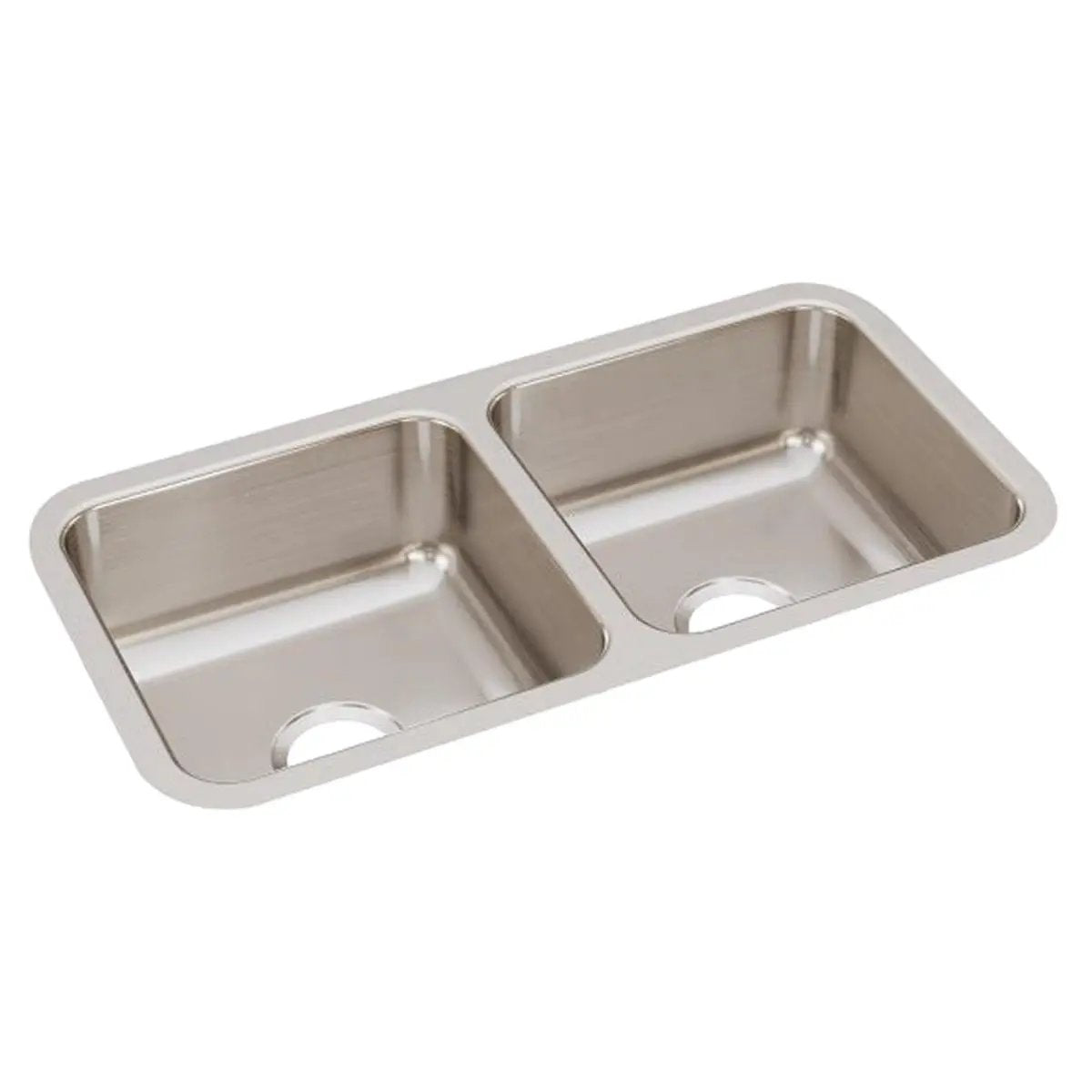 lustrous satin double bowl undermount sink