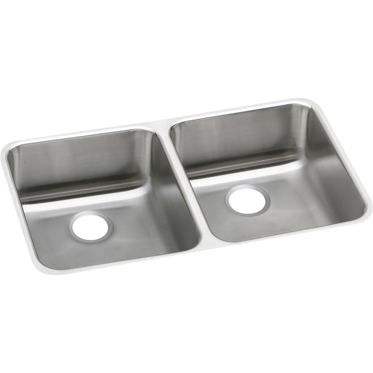 lustrous satin double bowl undermount sink