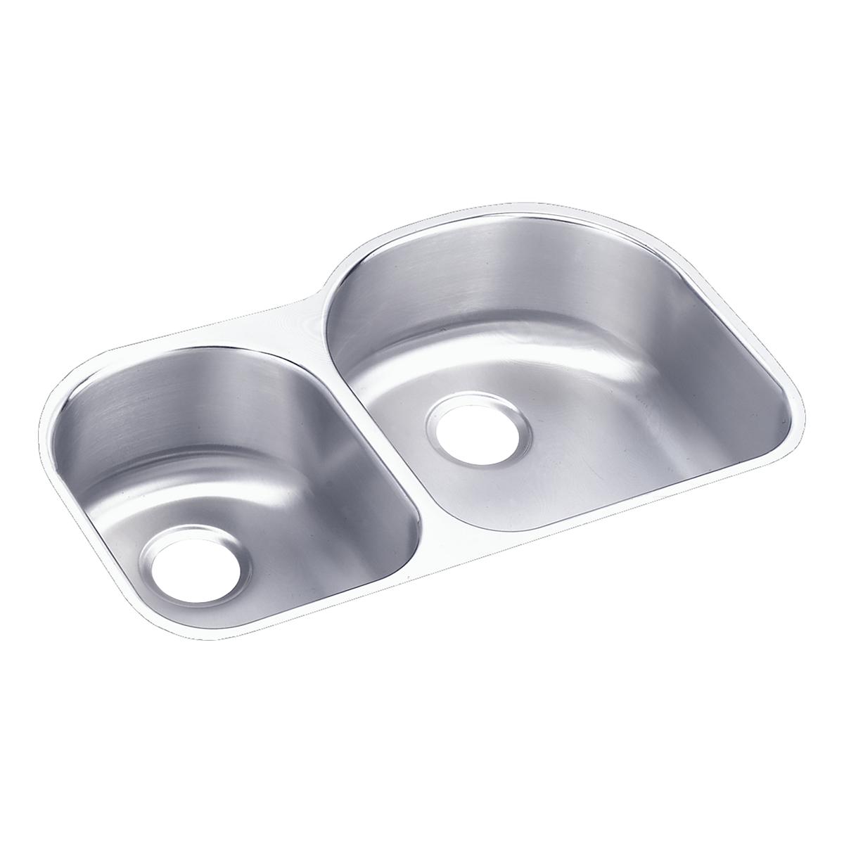 lustrous satin double bowl undermount sink kit