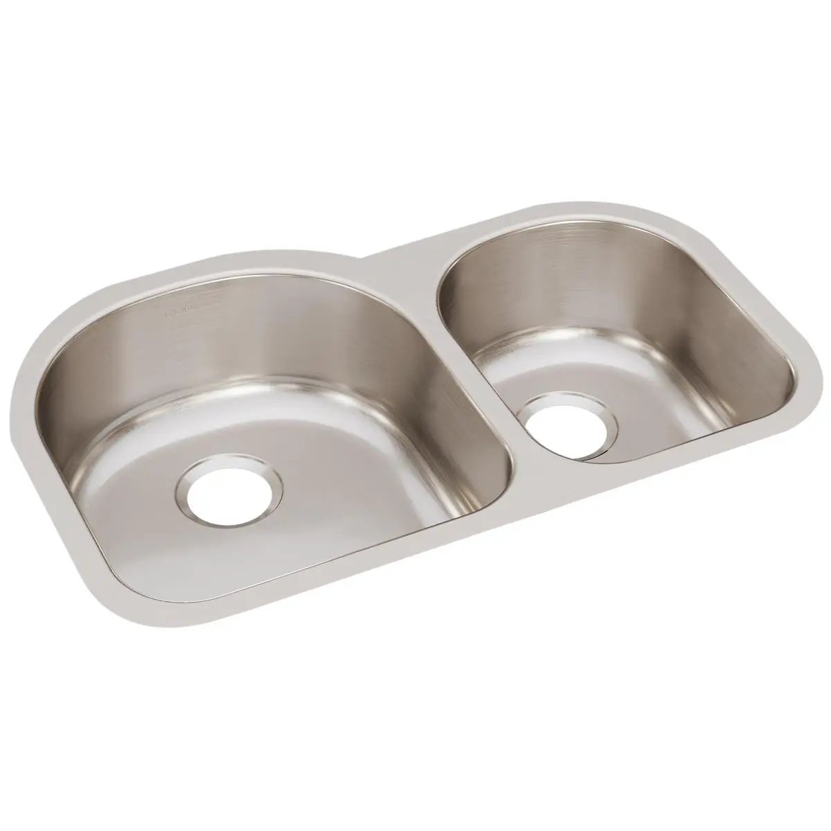 lustrous satin double bowl undermount sink