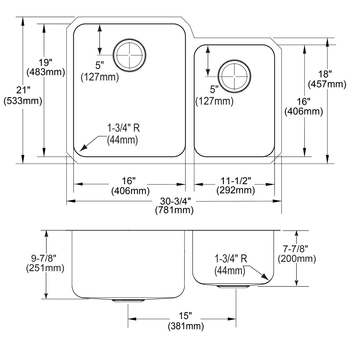 lustrous satin double bowl undermount sink