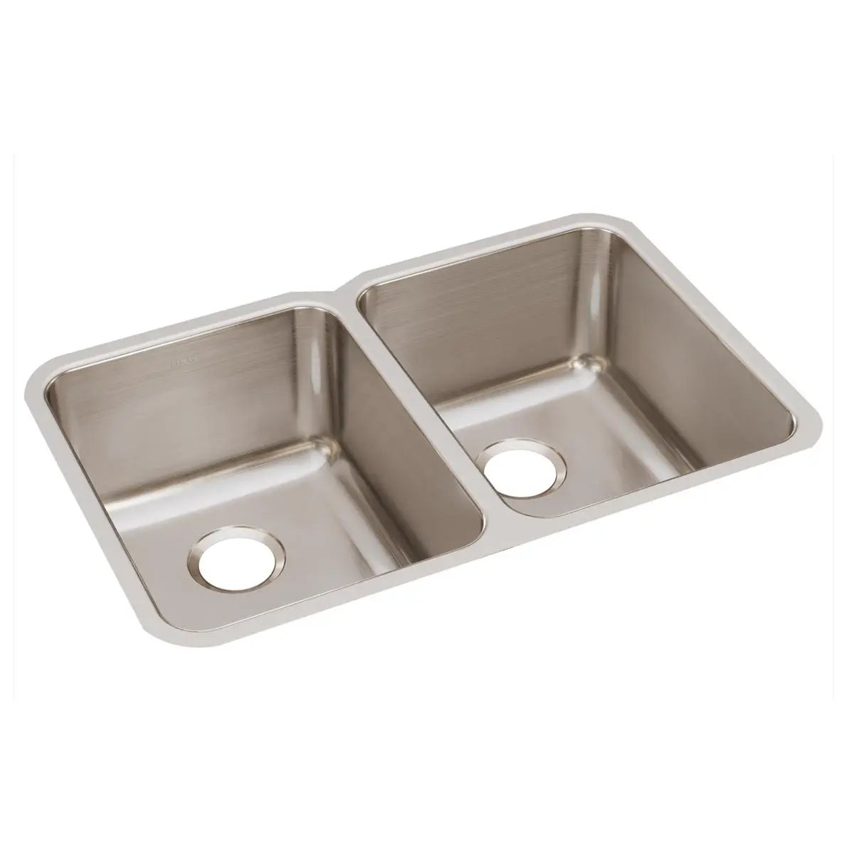 lustrous satin double bowl undermount sink