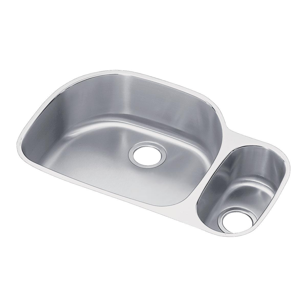 lustrous satin double bowl undermount sink kit