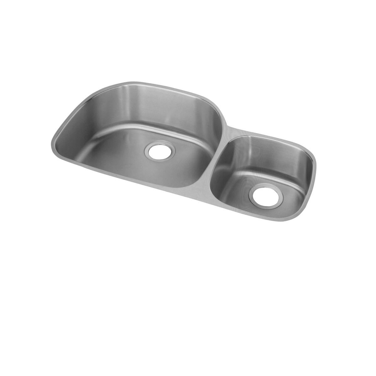 lustrous satin double bowl undermount sink kit