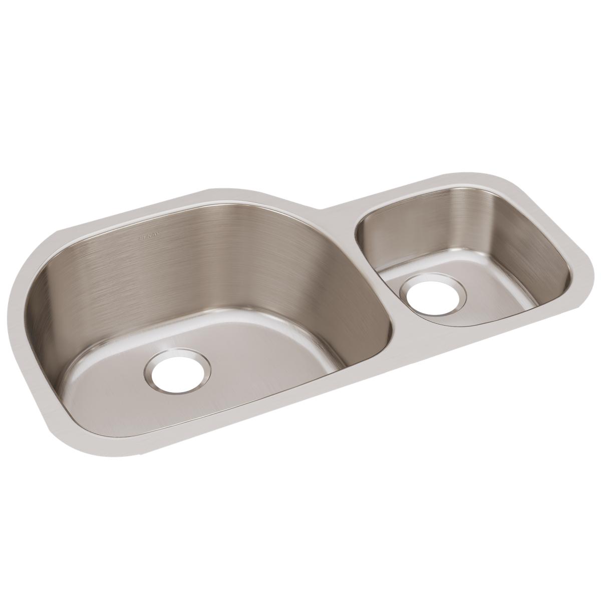 lustrous satin double bowl undermount sink