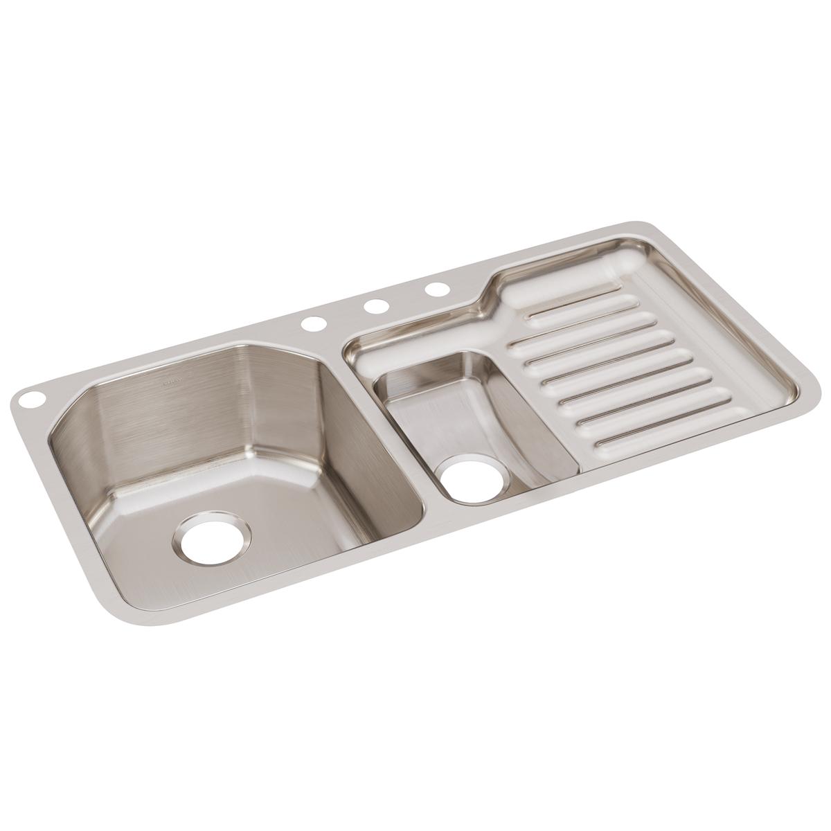 lustrous satin double bowl undermount sink
