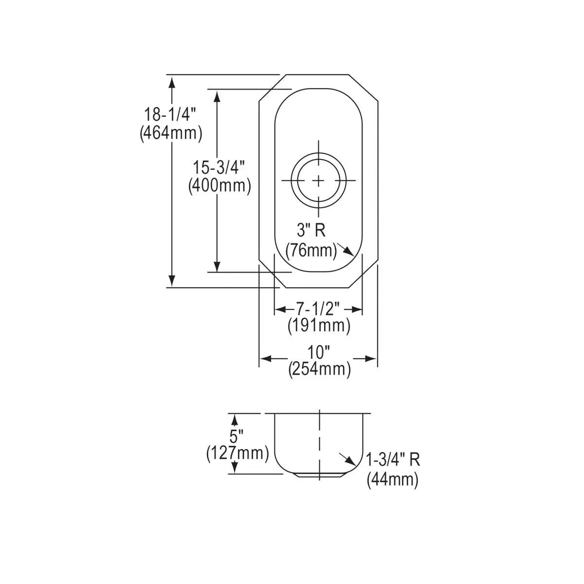 lustrous satin single bowl undermount sink