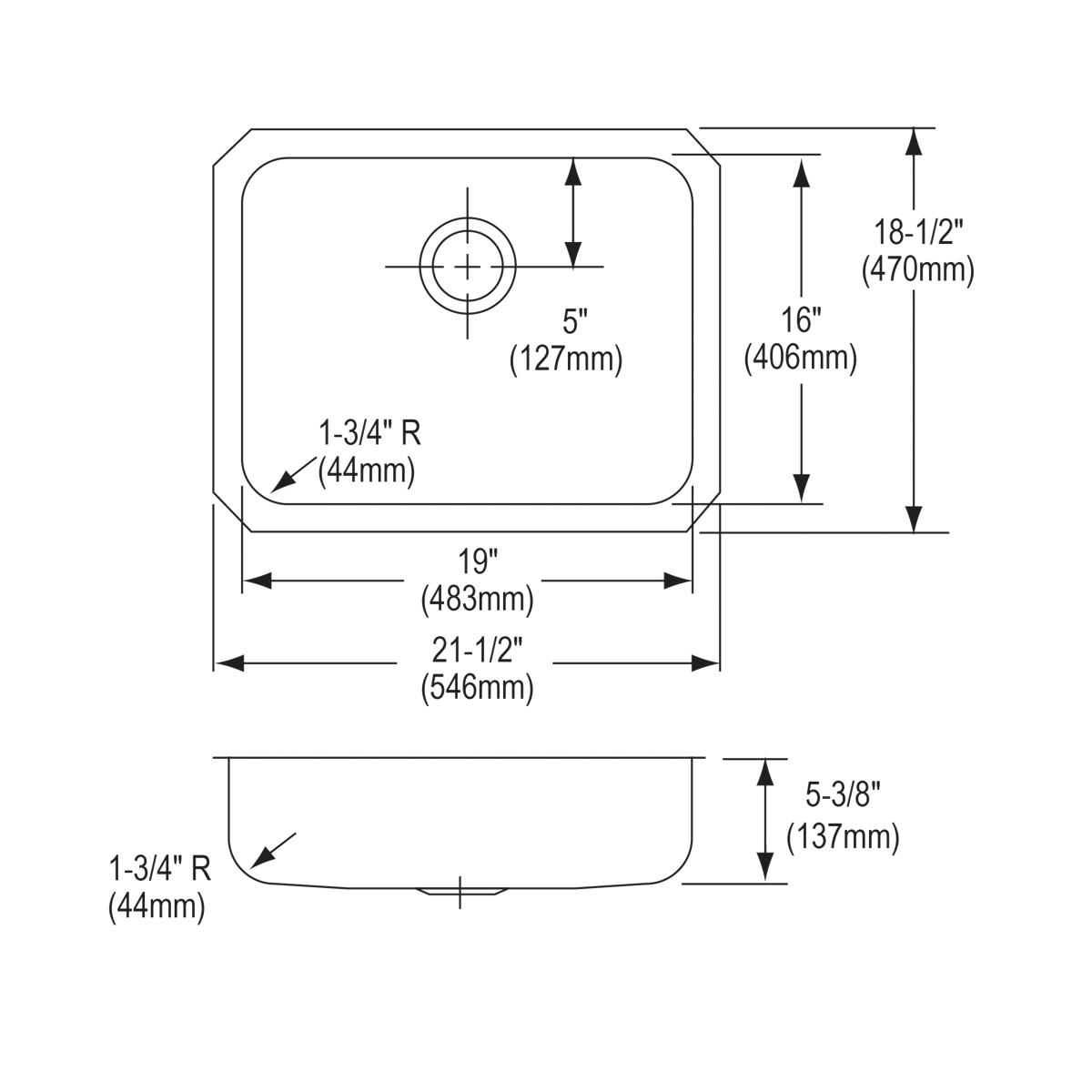 lustrous satin single bowl undermount ada sink
