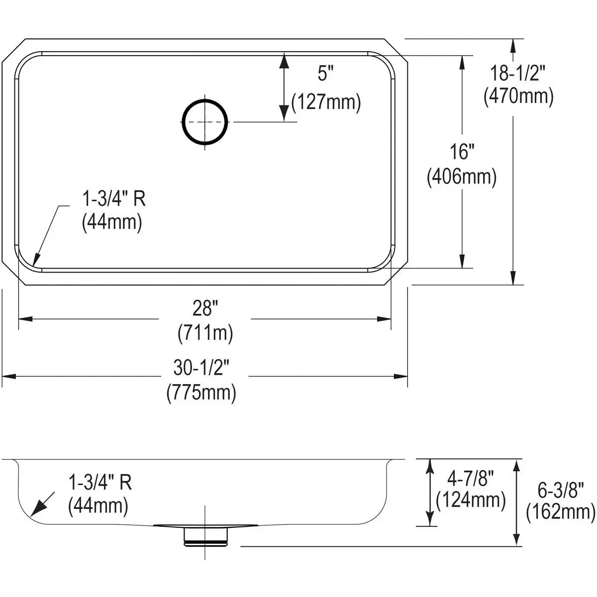 lustrous satin undermount ada sink