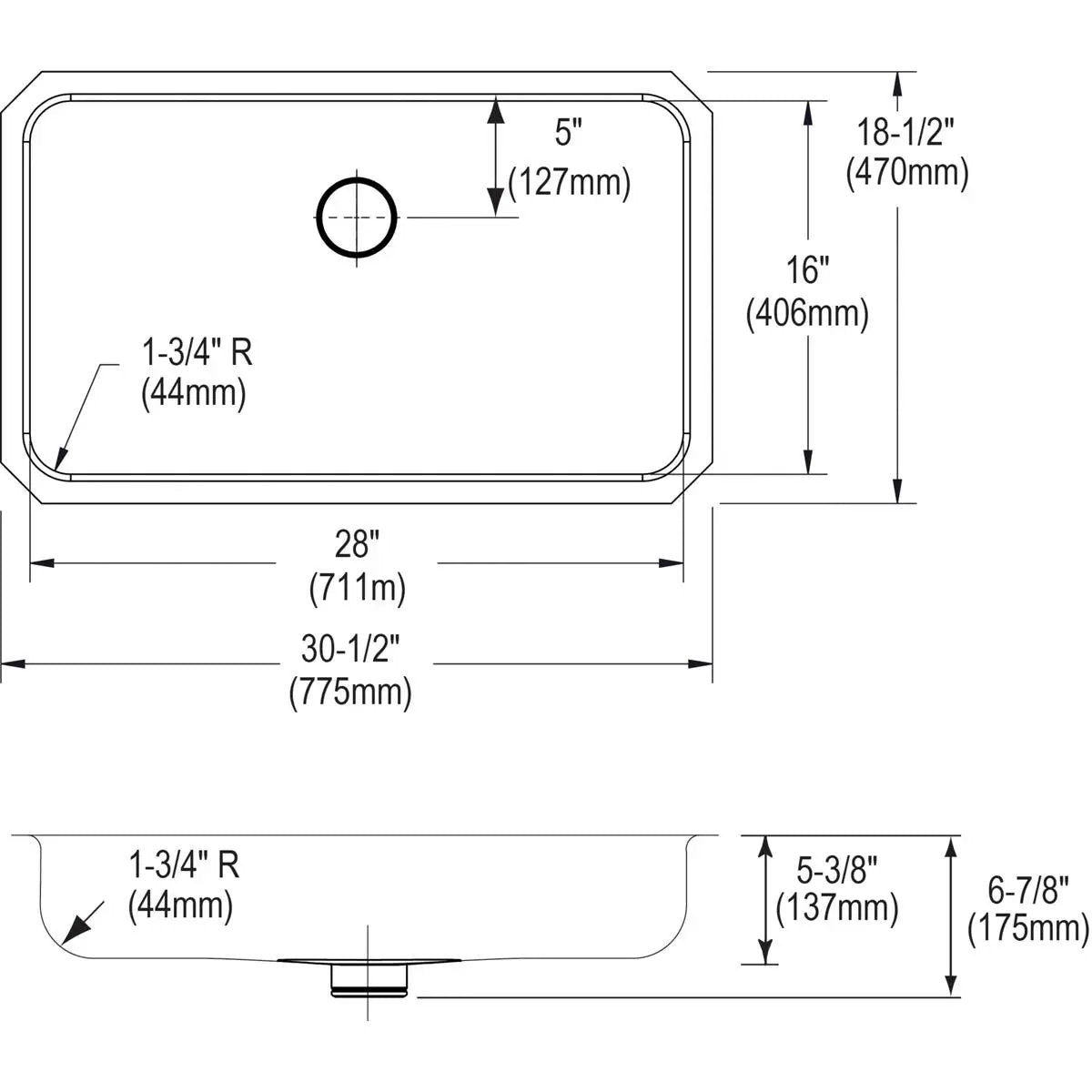 lustrous satin undermount ada sink