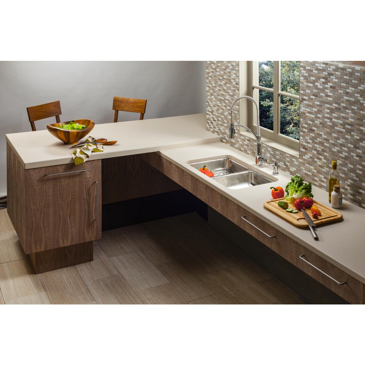 lustrous satin undermount ada sink