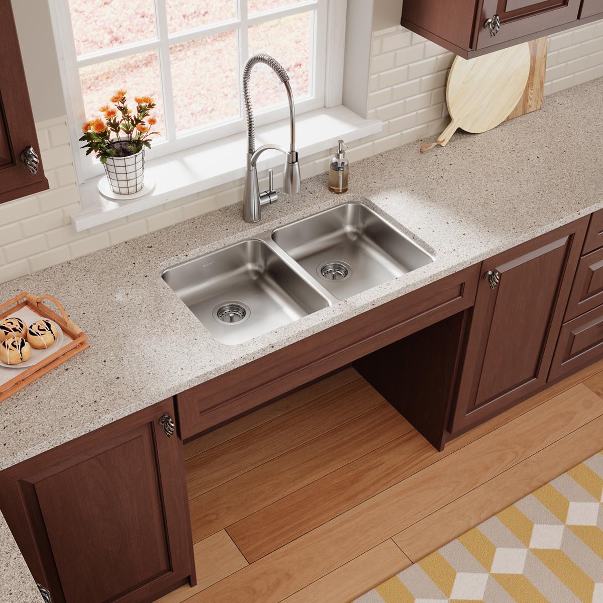 lustrous satin undermount ada sink