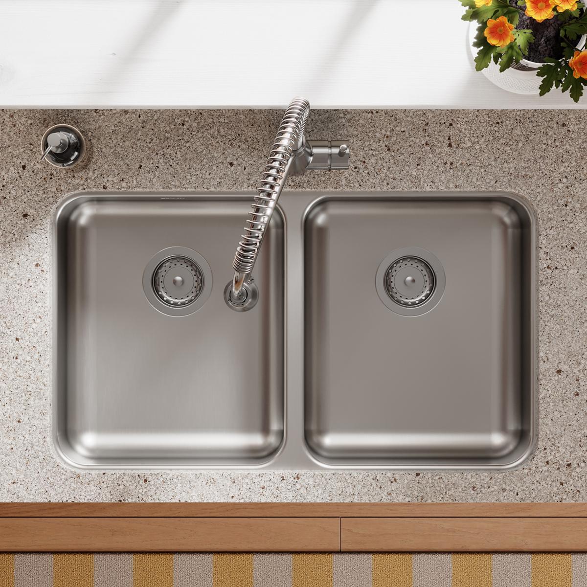lustrous satin undermount ada sink