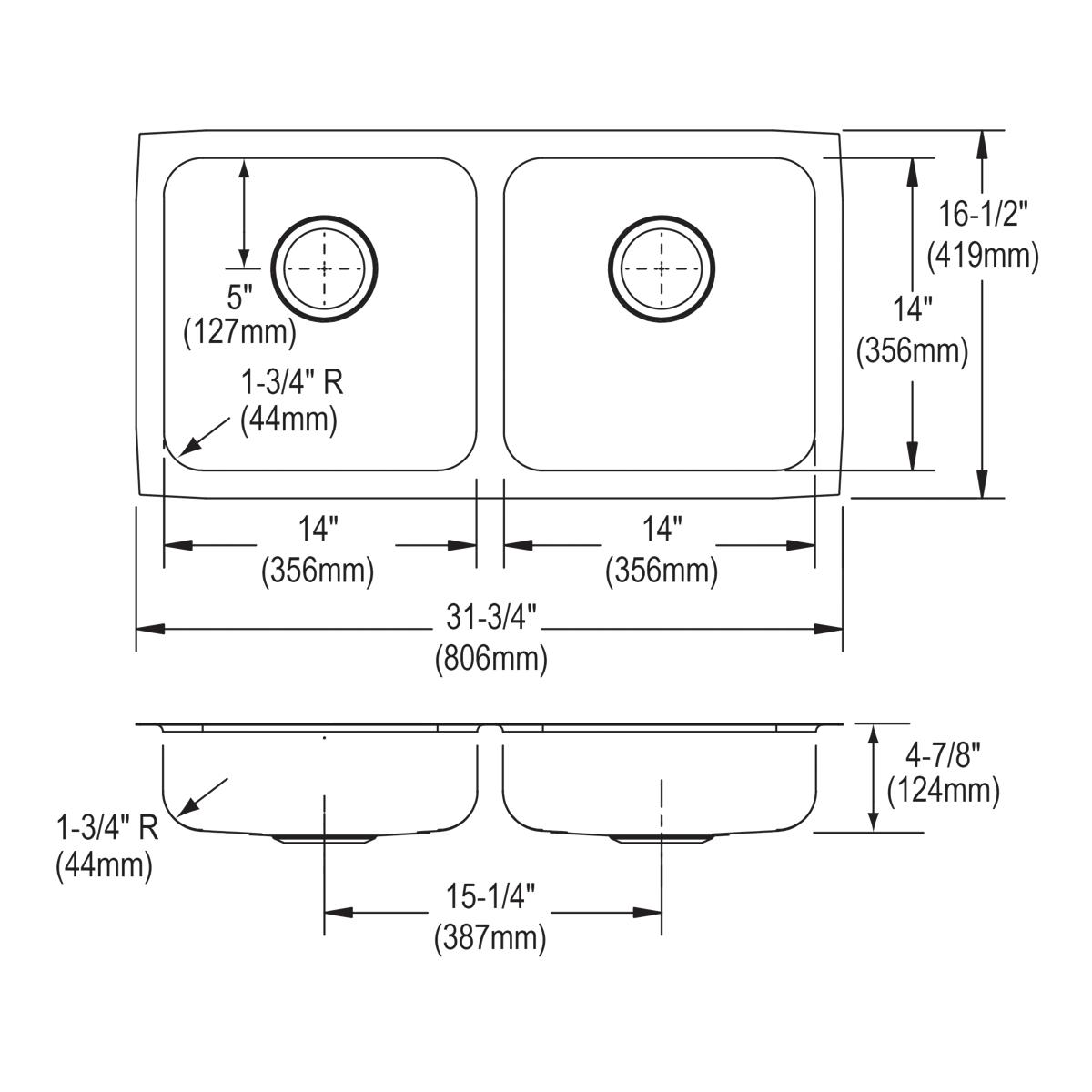 lustrous satin undermount ada sink