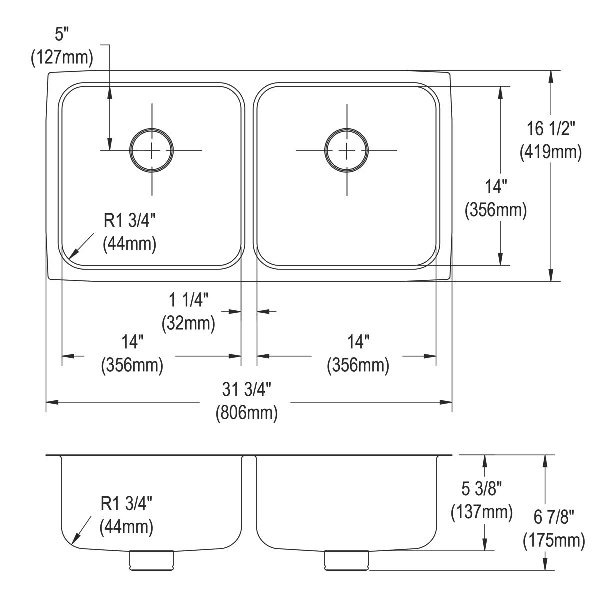 lustrous satin undermount ada sink