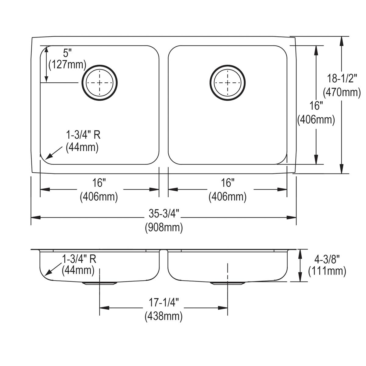 lustrous satin undermount ada sink