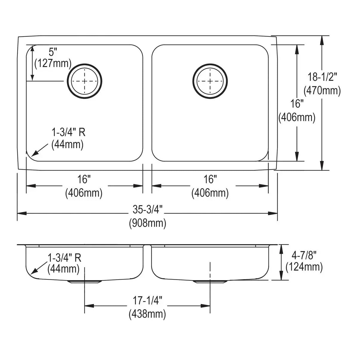 lustrous satin undermount ada sink