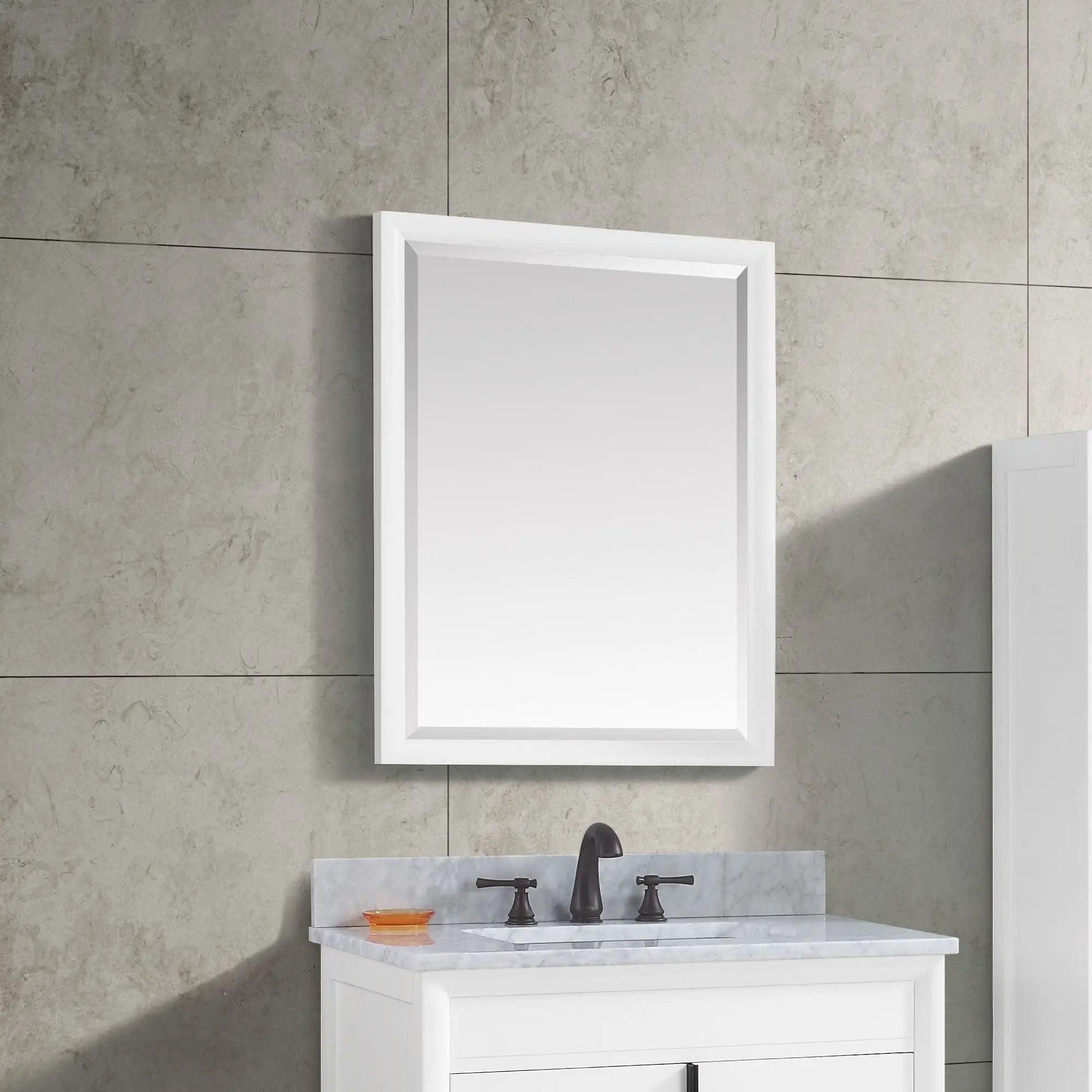 white mirror