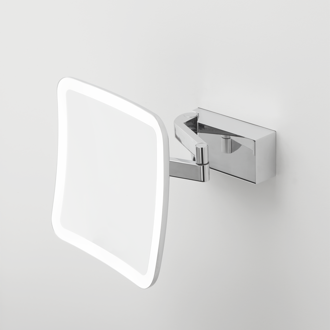 chrome cosmetic mirror