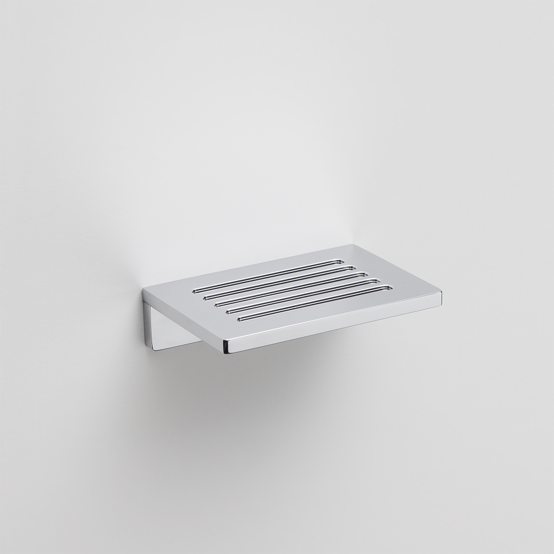 chrome soap dish