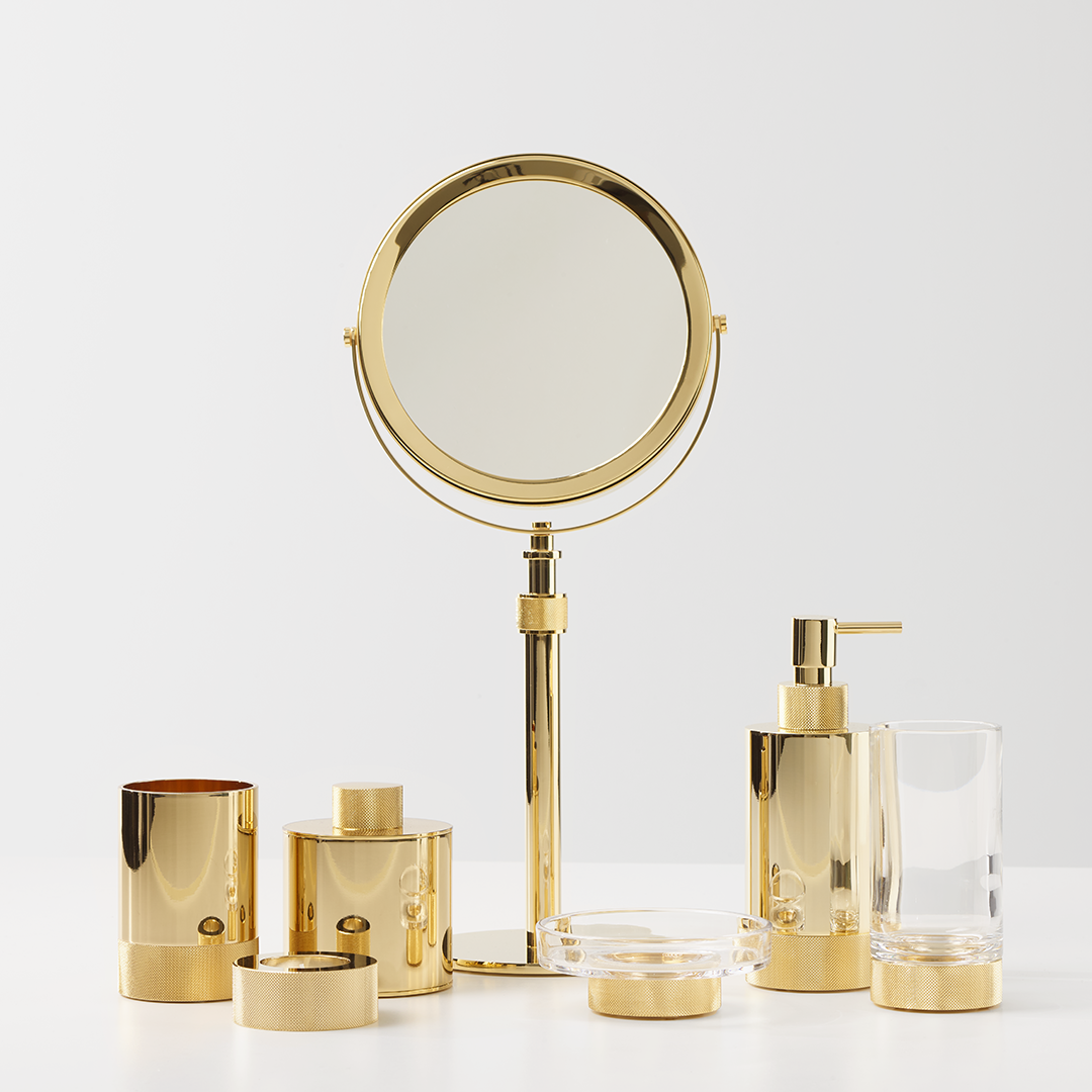 gold soap dispenser