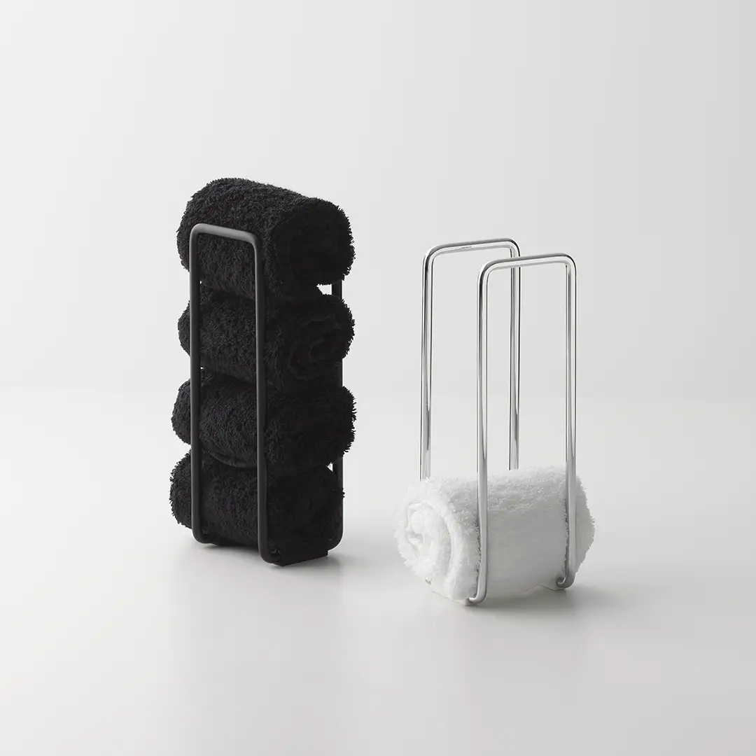 chrome basic holder for guest towels