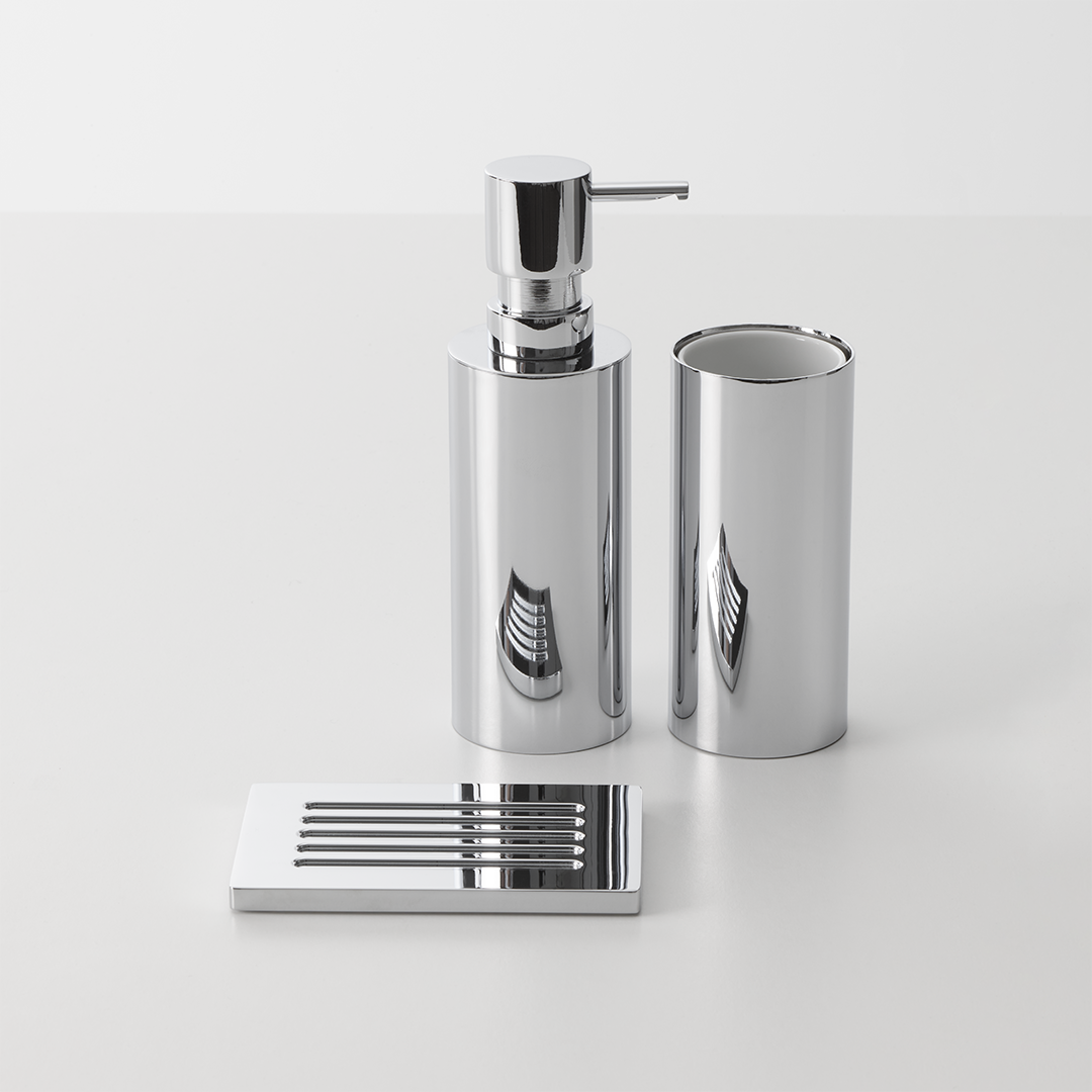 chrome soap dish free standing