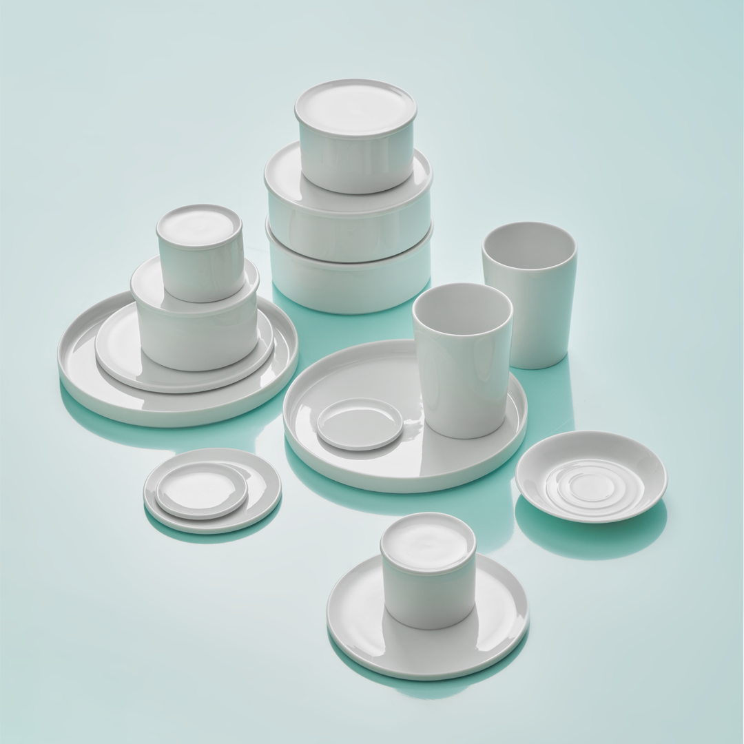 porcelaine white tumbler