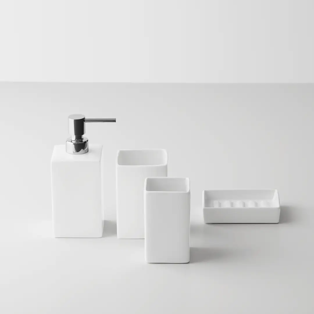porcelaine white soap dish