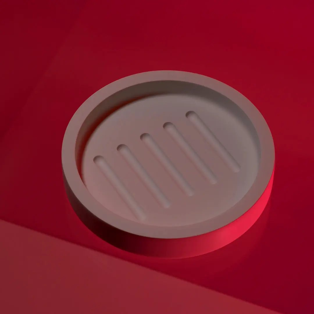 white matte sopa dish