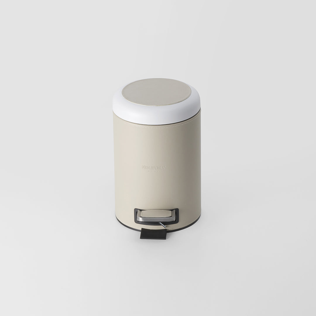 sand beige pedal bin