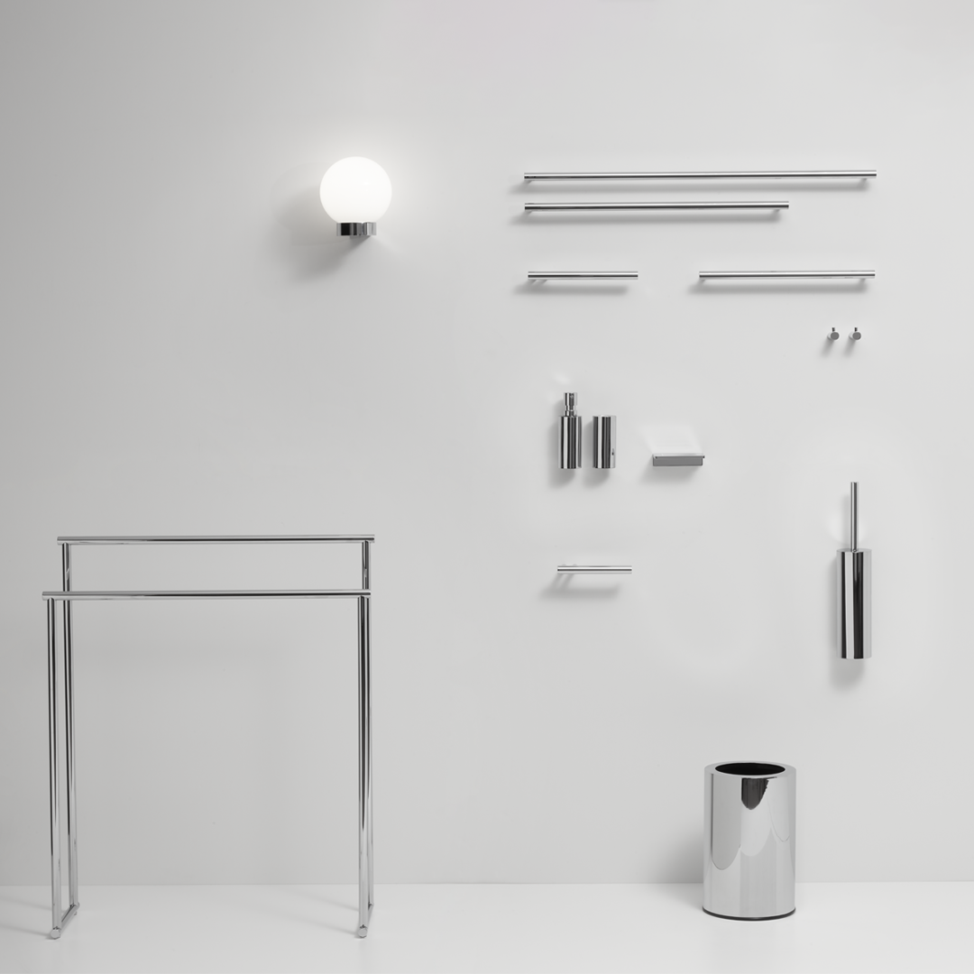 chrome toilet paper holder