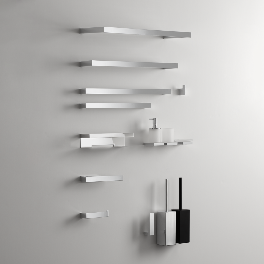 chrome toilet paper holder