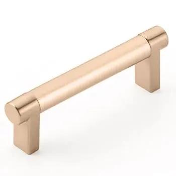 Emtek Select 3.5" CC Rectangular Stem and Cabinet Pull by Emtek