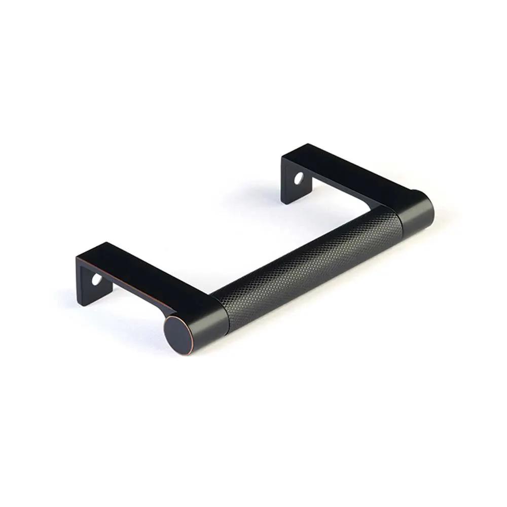 Emtek Select 3.75" CC Round Knurled Cabinet Edge Pull by Emtek
