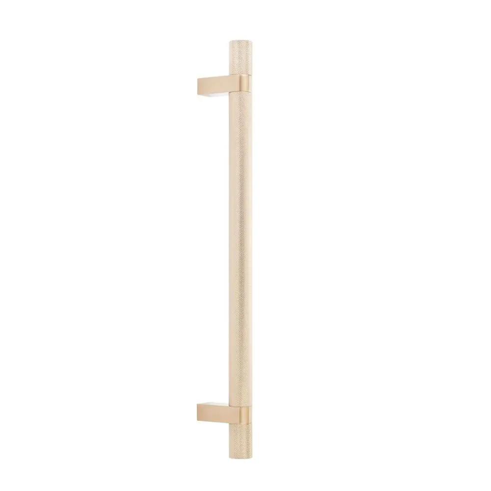 Emtek Select 12" CC Rectangular Bar Stem and Knurled Pull Appliance Pull by Emtek
