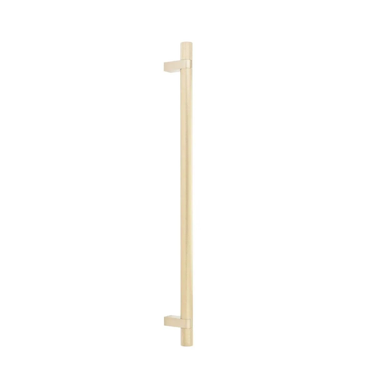 Emtek Select 18" CC Rectangular Bar Stem and Knurled Pull Appliance Pull by Emtek