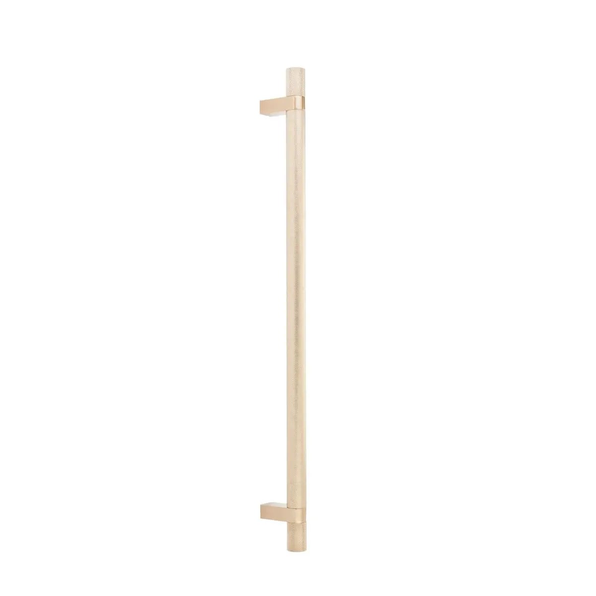 Emtek Select 18" CC Rectangular Bar Stem and Knurled Pull Appliance Pull by Emtek