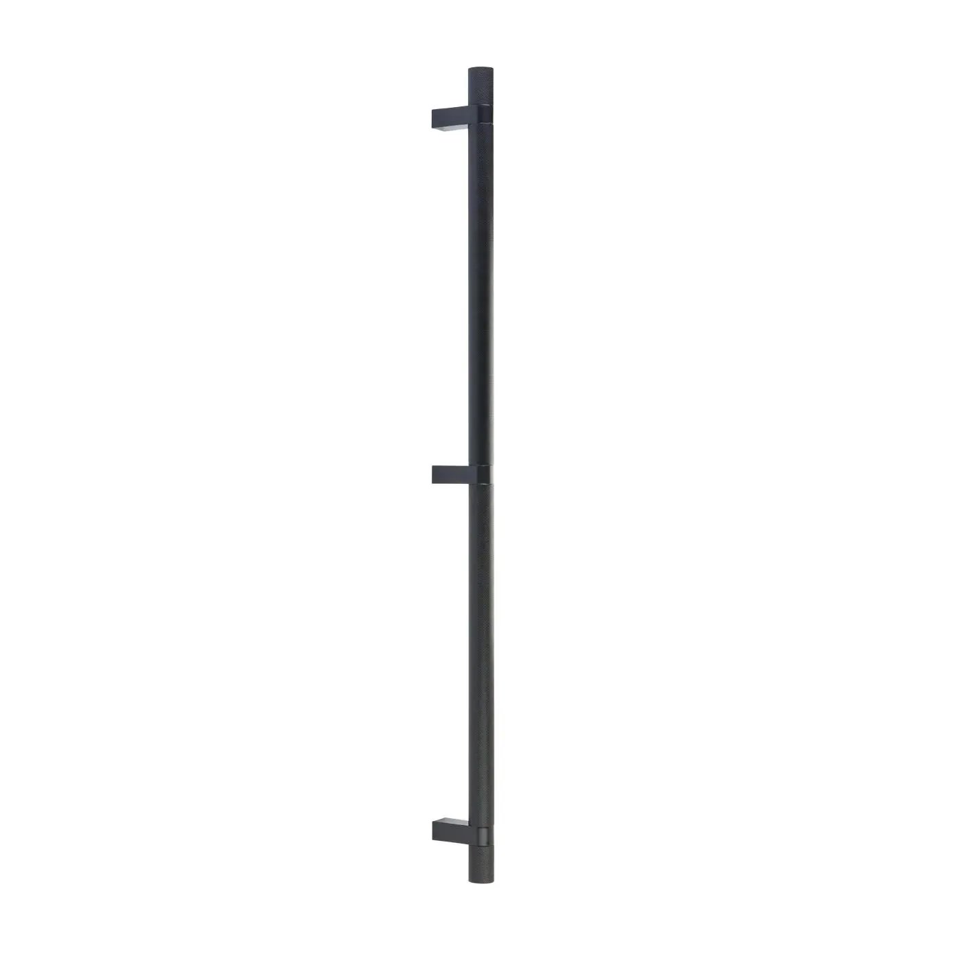 Emtek Select 24" CC Rectangular Bar Stem and Knurled Pull Appliance Pull by Emtek