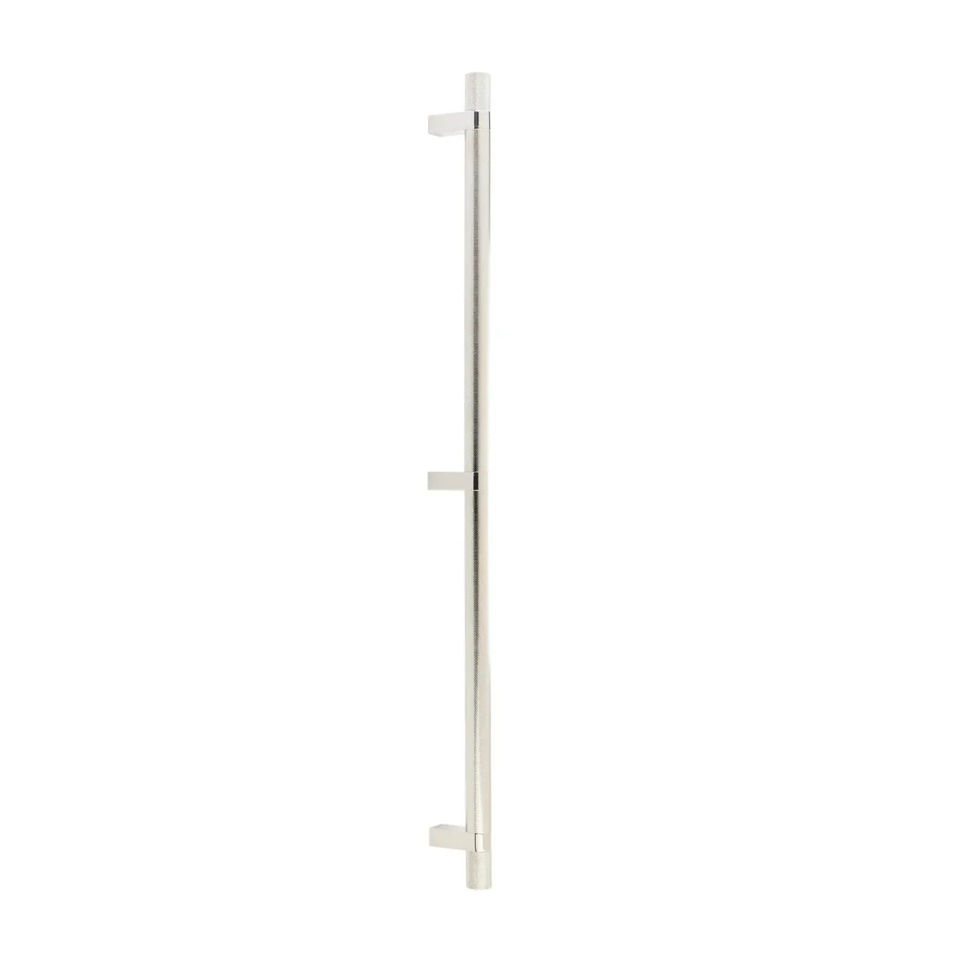 Emtek Select 24" CC Rectangular Bar Stem and Knurled Pull Appliance Pull by Emtek