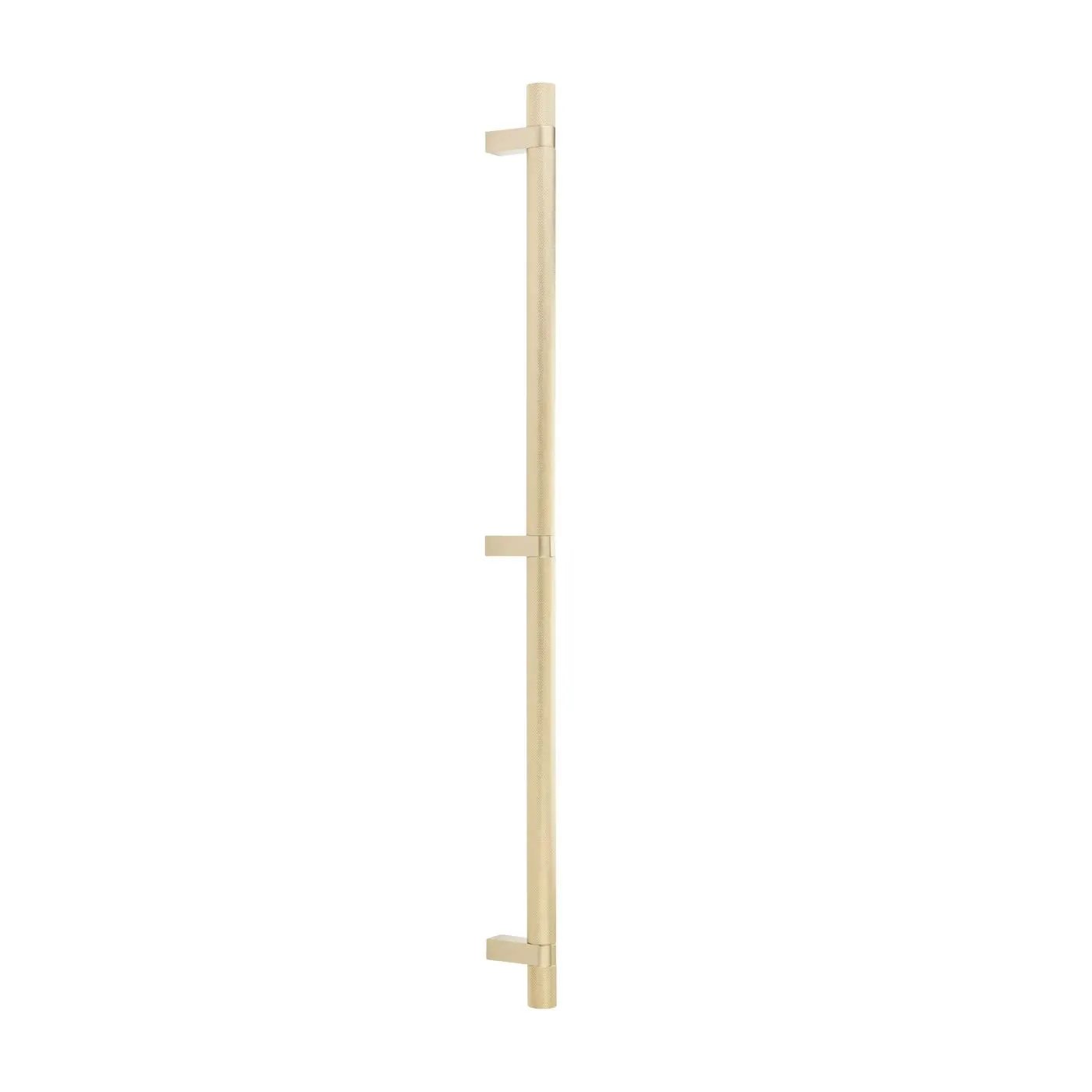 Emtek Select 24" CC Rectangular Bar Stem and Knurled Pull Appliance Pull by Emtek