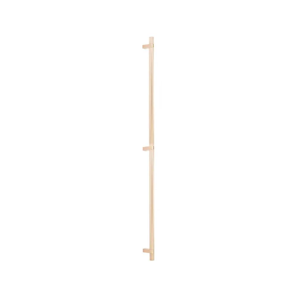 Emtek Select 36" CC Rectangular Bar Stem and Knurled Pull Appliance Pull by Emtek