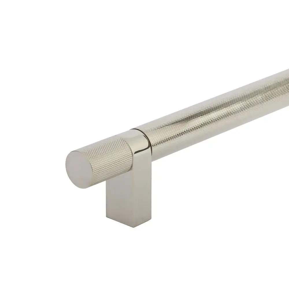 Emtek Select 54" CC Rectangular Bar Stem and Knurled Pull Appliance Pull by Emtek